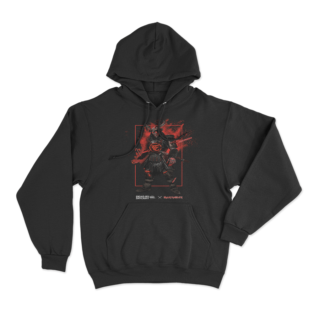 Dead by Daylight x Iron Maiden Samurai Eddie Unisex Hoodie Black Dead by Daylight x Iron Maiden Samurai Eddie Unisex Hoodie Black 1